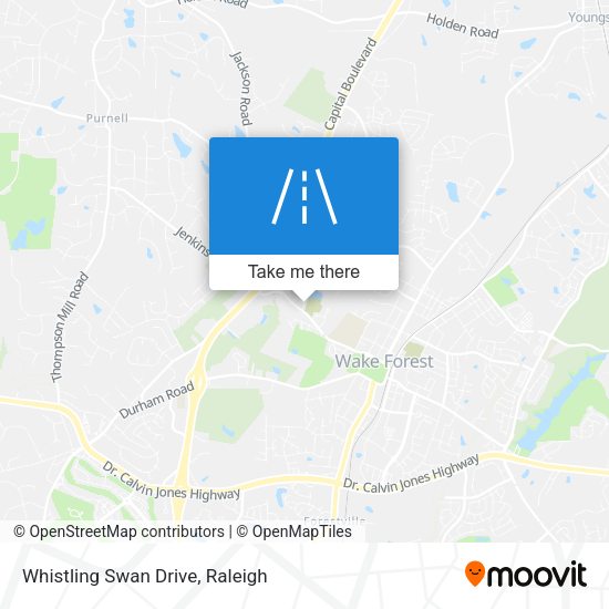 Whistling Swan Drive map