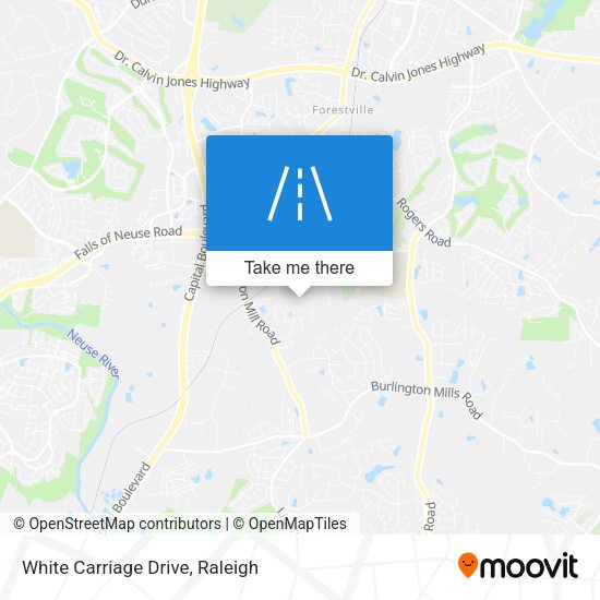 Mapa de White Carriage Drive