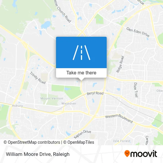 William Moore Drive map