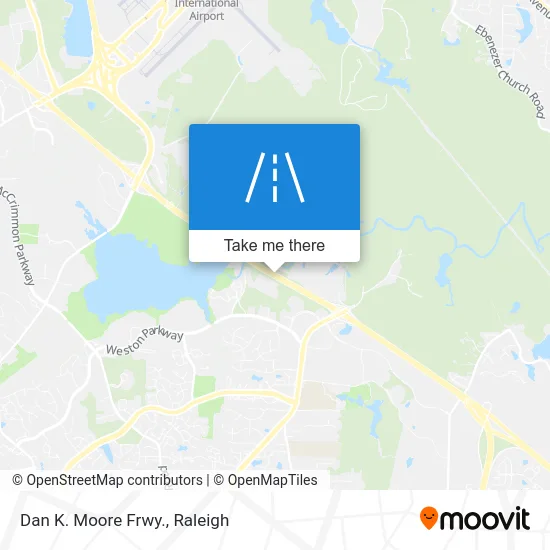 Dan K. Moore Frwy. map