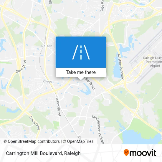 Carrington Mill Boulevard map