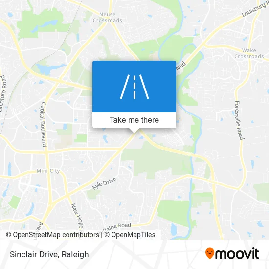 Sinclair Drive map
