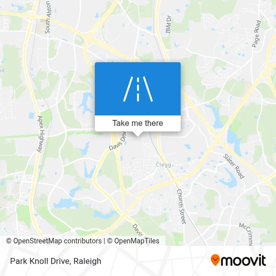 Park Knoll Drive map