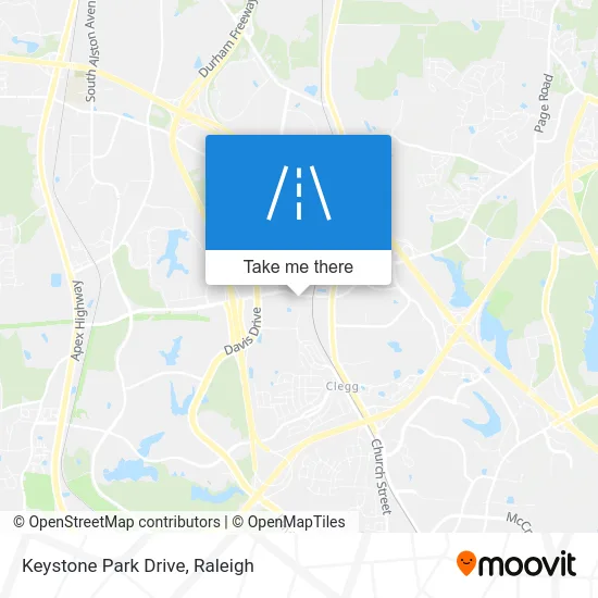 Keystone Park Drive map