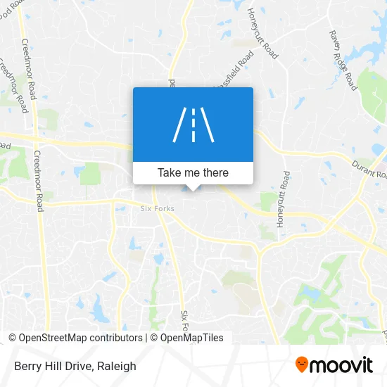 Berry Hill Drive map