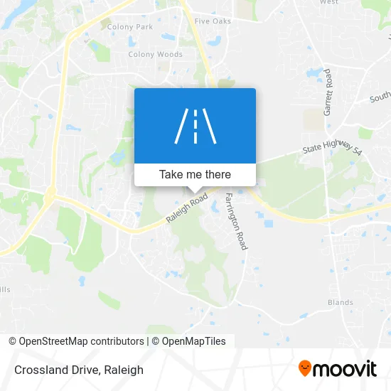 Crossland Drive map