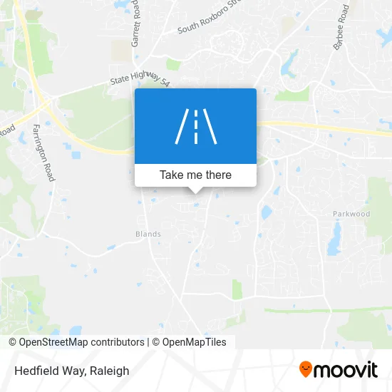 Hedfield Way map