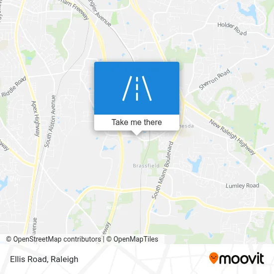 Ellis Road map