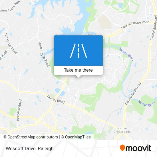 Wescott Drive map
