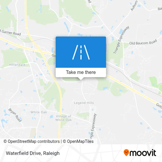 Waterfield Drive map