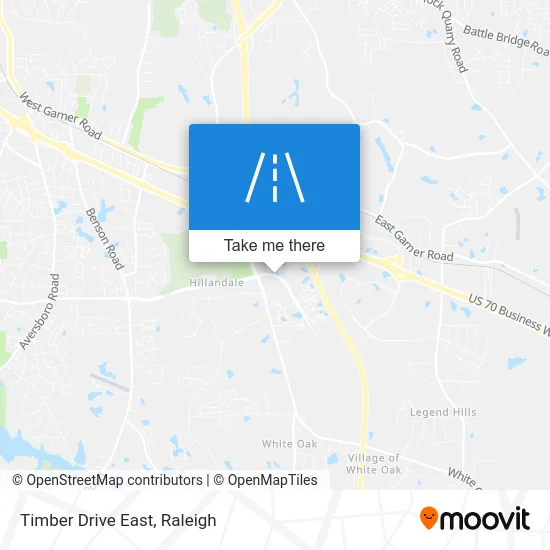 Timber Drive East map