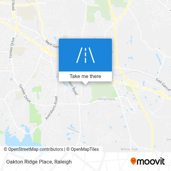 Oakton Ridge Place map