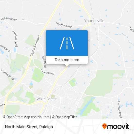 North Main Street map