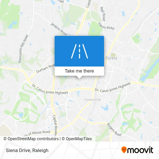 Siena Drive map