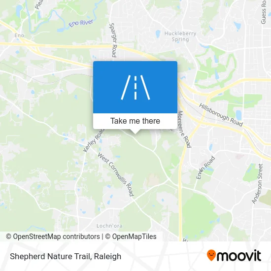 Shepherd Nature Trail map