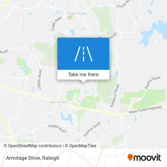 Armitage Drive map