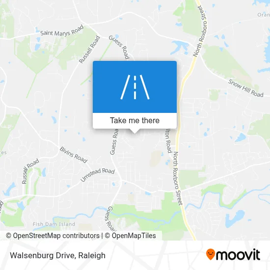 Walsenburg Drive map