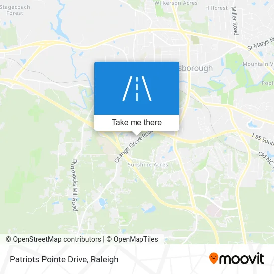 Patriots Pointe Drive map