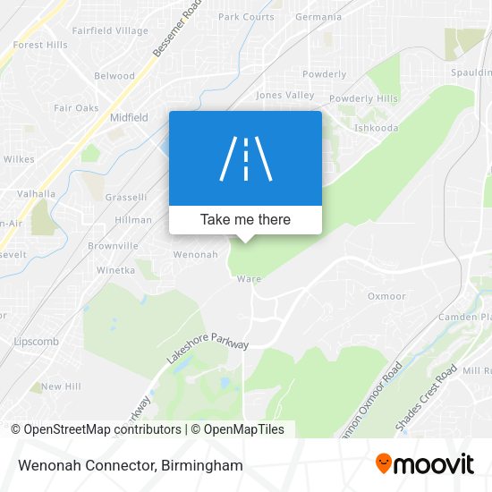 Wenonah Connector map