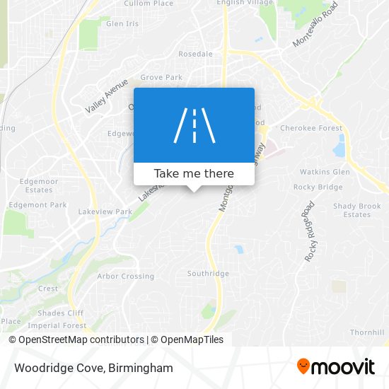 Woodridge Cove map