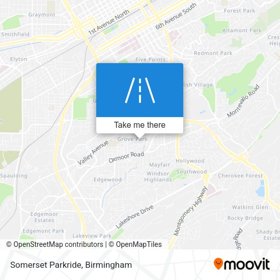 Somerset Parkride map