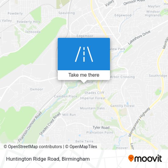 Mapa de Huntington Ridge Road