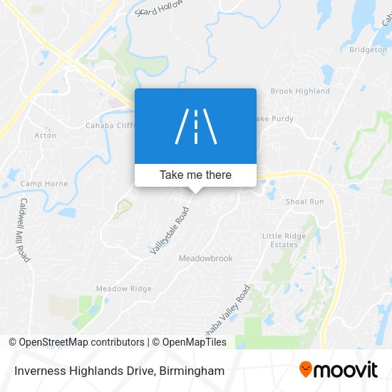 Inverness Highlands Drive map