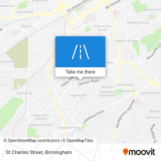 St Charles Street map