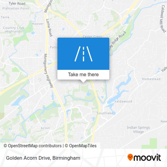 Golden Acorn Drive map