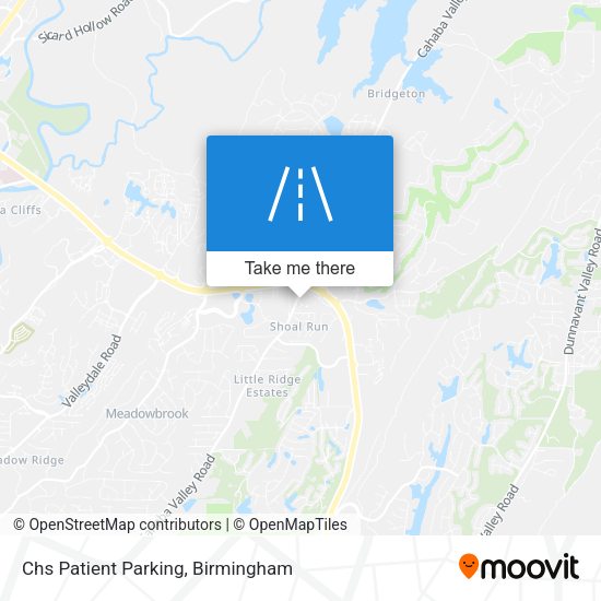 Chs Patient Parking map