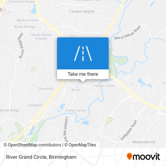 Mapa de River Grand Circle