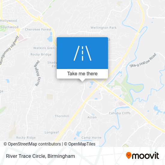 Mapa de River Trace Circle