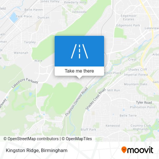 Kingston Ridge map