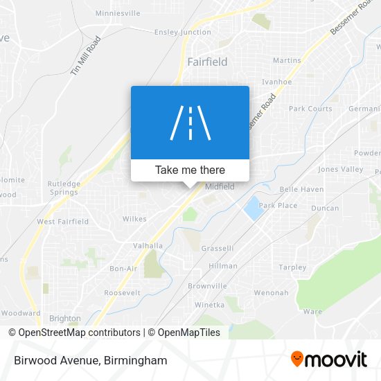 Birwood Avenue map