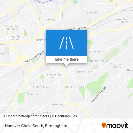Mapa de Hanover Circle South