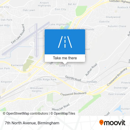 Mapa de 7th North Avenue