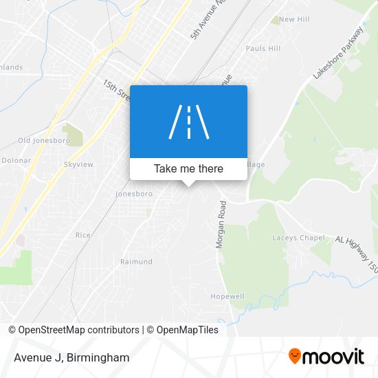 Mapa de Avenue J