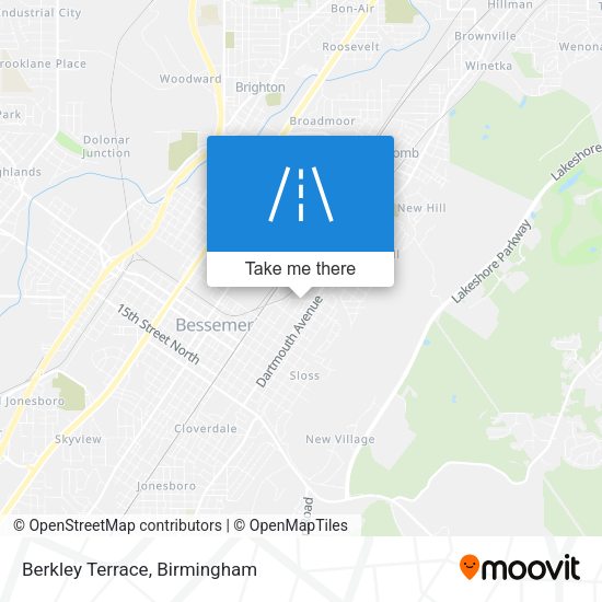 Mapa de Berkley Terrace