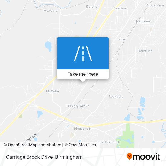 Carriage Brook Drive map