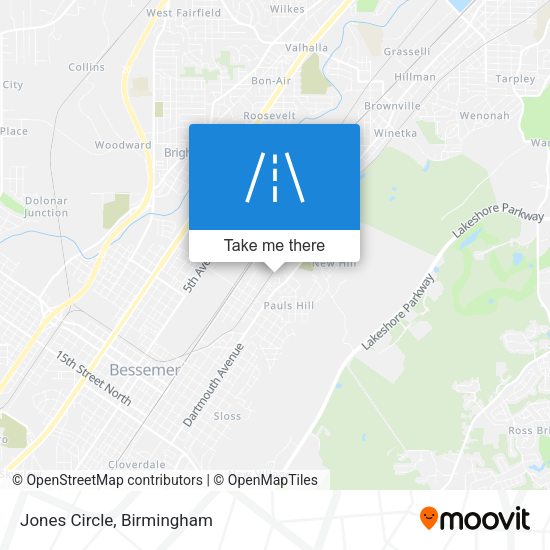 Jones Circle map
