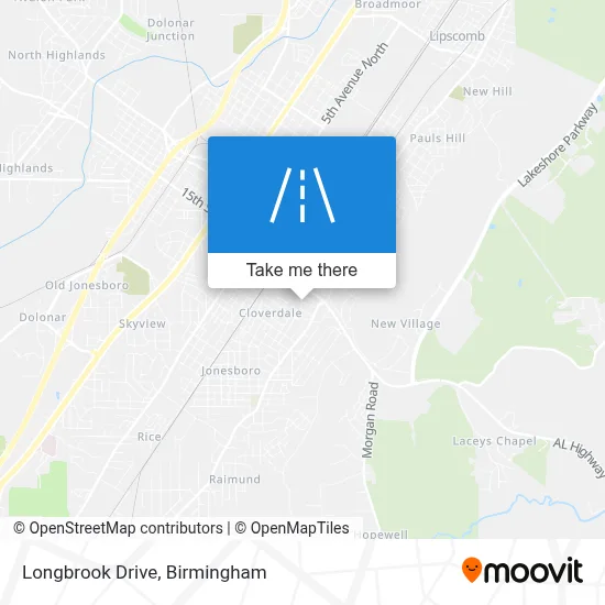 Longbrook Drive map