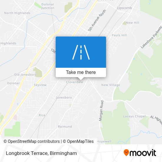 Mapa de Longbrook Terrace