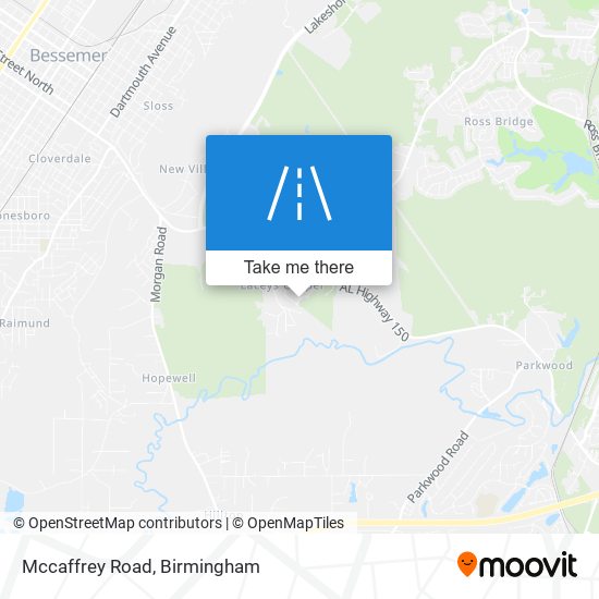 Mccaffrey Road map