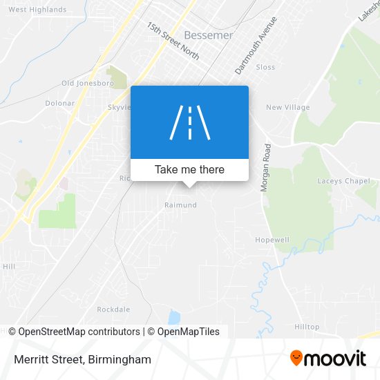 Mapa de Merritt Street