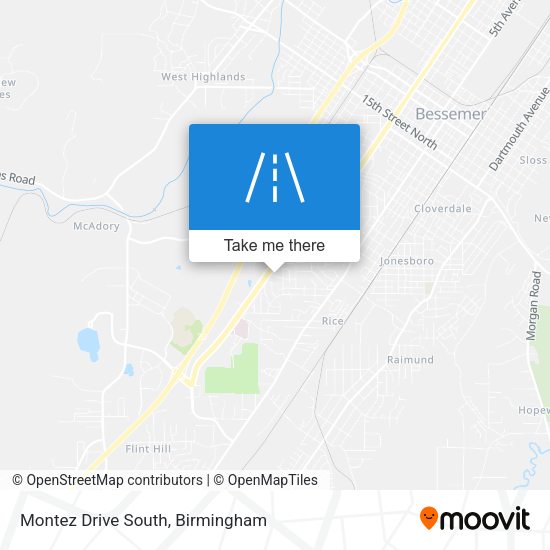 Mapa de Montez Drive South