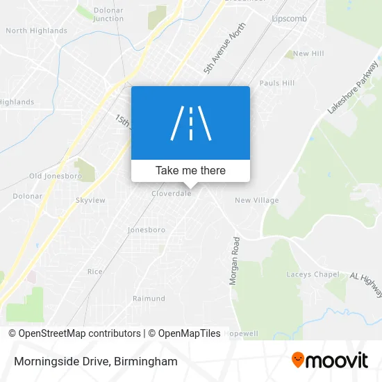 Morningside Drive map