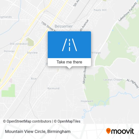 Mountain View Circle map