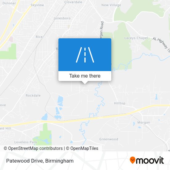 Mapa de Patewood Drive