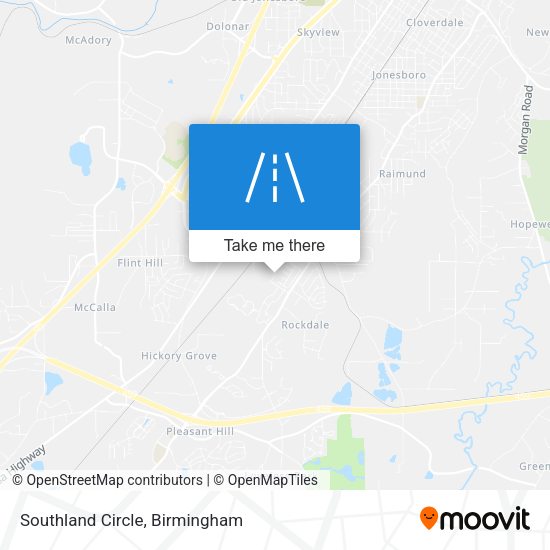 Southland Circle map