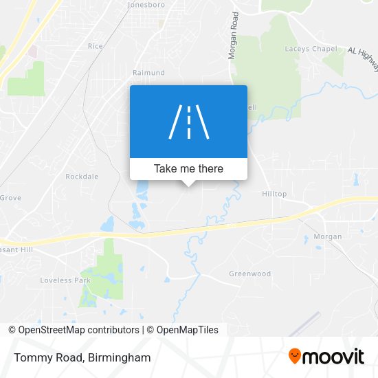 Mapa de Tommy Road